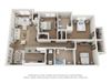 3x2 floor plan with sunroom